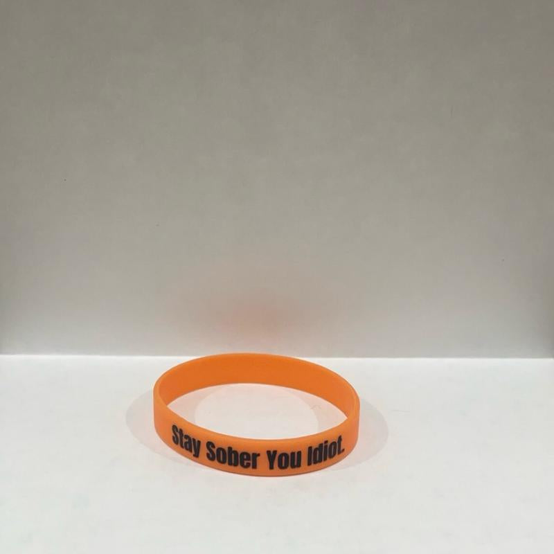 Stay Sober You Idiot. Wristbands Quick Dry Water-Resistant Breathable Comfortable Unisex