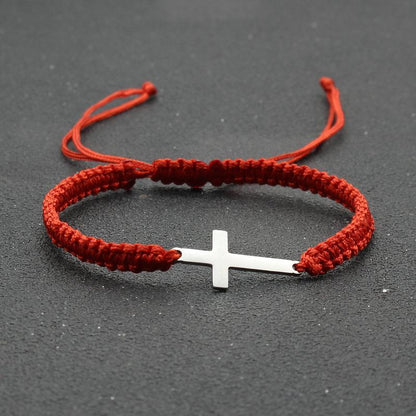 Cross Bracelets Faith Hope Love Cross Bracelet Bulk String Bracelet Religious Gifts Adjustable Friendship Bracelet Jesus Bracelets