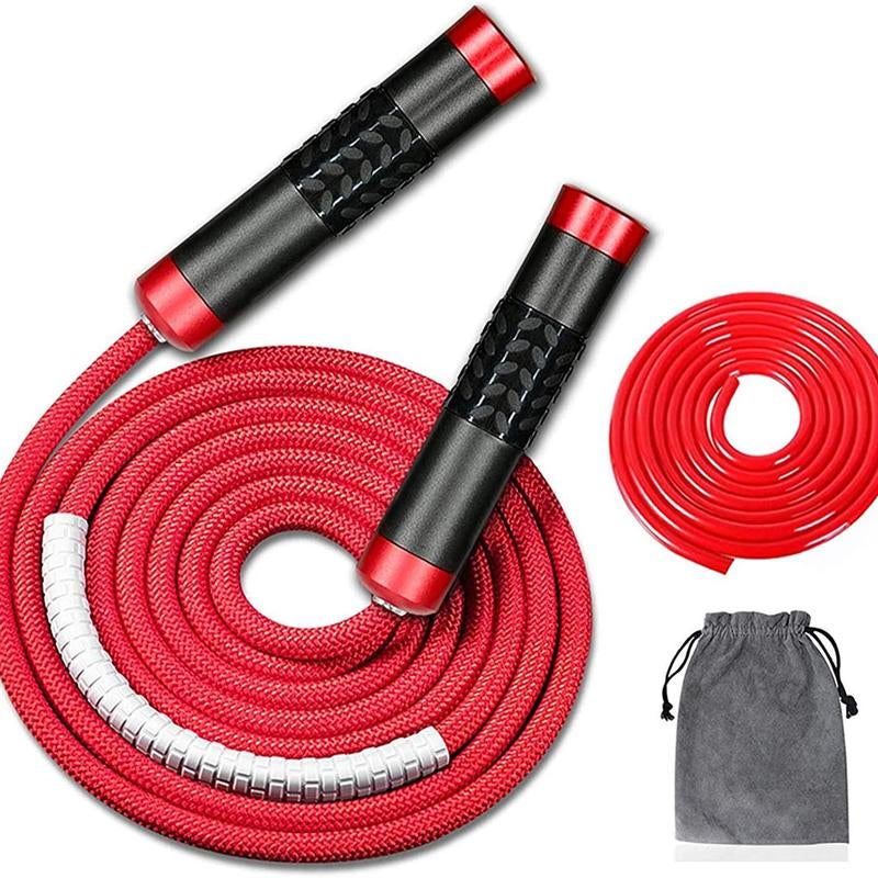 【Redify 】Weighted Jump Rope for Workout Fitness(1Lb), for MMA Boxing Weight-Loss