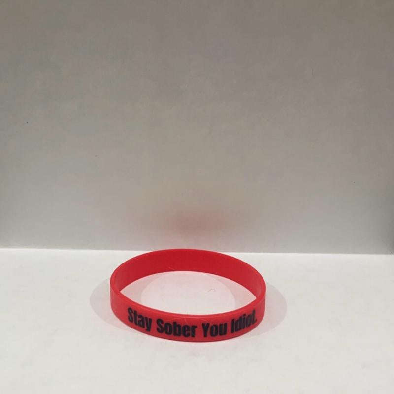 Stay Sober You Idiot. Wristbands Quick Dry Water-Resistant Breathable Comfortable Unisex