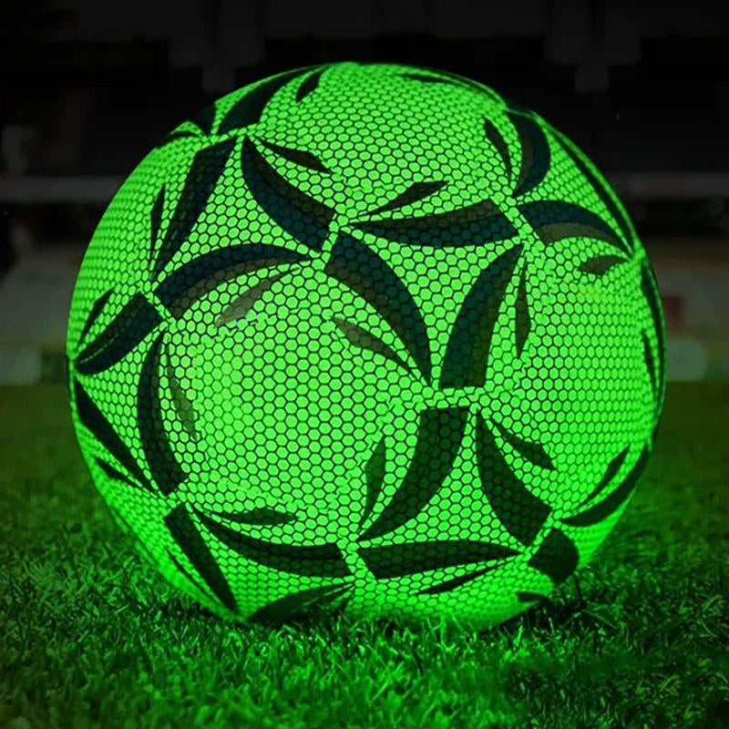 Luminous Football with Storage Bag & Air Pump & Inflation Needle, Size 5 Glow in the Dark Soccer Ball for Night Games and Training, Guardian Cap Football for Kids Teenagers Outdoor Sports, Valentine'S Day Gift