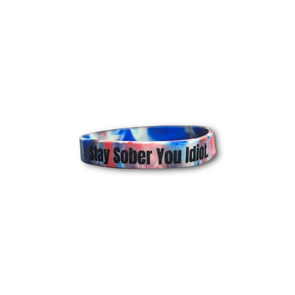 Stay Sober You Idiot. Wristbands Quick Dry Water-Resistant Breathable Comfortable Unisex