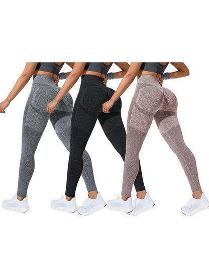 Women'S High Waist Sports Leggings, High Stretch Seamless Yoga Legging, Gym Clothes, Ladies Sportswear Clothing for Summer Indoor Outdoor Wear, Tummy Control