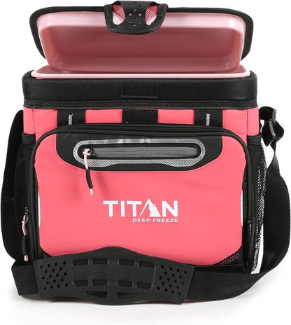 Arctic Zone Titan Deep Freeze Cooler - 16 Can Zipperless Hardbody Cooler - Deep Freeze Insulation, Hardbody Liner, and Smartshelf