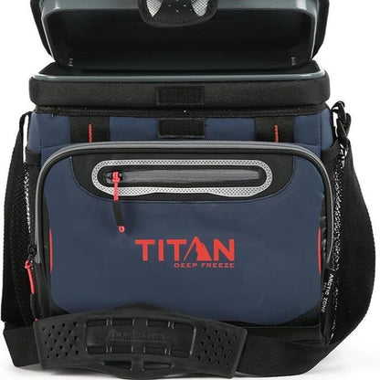 Arctic Zone Titan Deep Freeze Cooler - 16 Can Zipperless Hardbody Cooler - Deep Freeze Insulation, Hardbody Liner, and Smartshelf