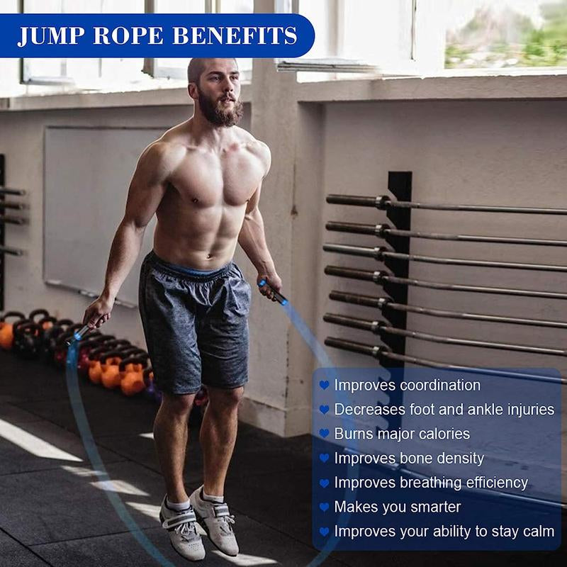 【Redify 】Weighted Jump Rope for Workout Fitness(1Lb), for MMA Boxing Weight-Loss