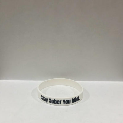 Stay Sober You Idiot. Wristbands Quick Dry Water-Resistant Breathable Comfortable Unisex