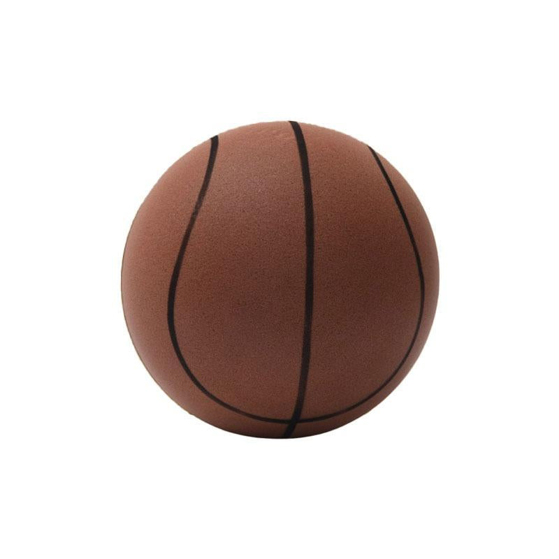 Professional Training Basketball, 1 Count Ball Sports Equipment Silent Basketball, Basketball Accessories, PU Exercising Basketball for Indoor Outdoor Use, Hoops, Ballislife, Playoffs