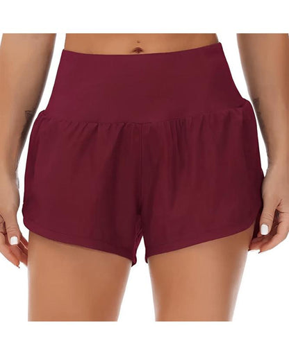 Women'S Speed 2.5" Athletic & Running Shorts with Zipper Pocket High-Waisted Quick-Drying