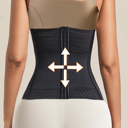 Double Belt Adjustable Waist Trainer, Elastic Waist Cincher, Waist Trainer for Women, Tummy Control Shaper, Waist Cincher for Postpartum Recovery, Yoga, Valentine'S Day Gift