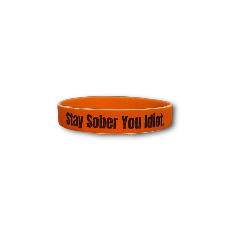 Stay Sober You Idiot. Wristbands Quick Dry Water-Resistant Breathable Comfortable Unisex