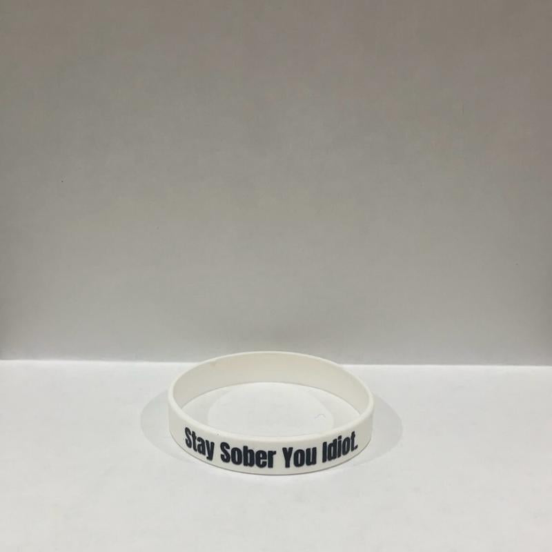 Stay Sober You Idiot. Wristbands Quick Dry Water-Resistant Breathable Comfortable Unisex