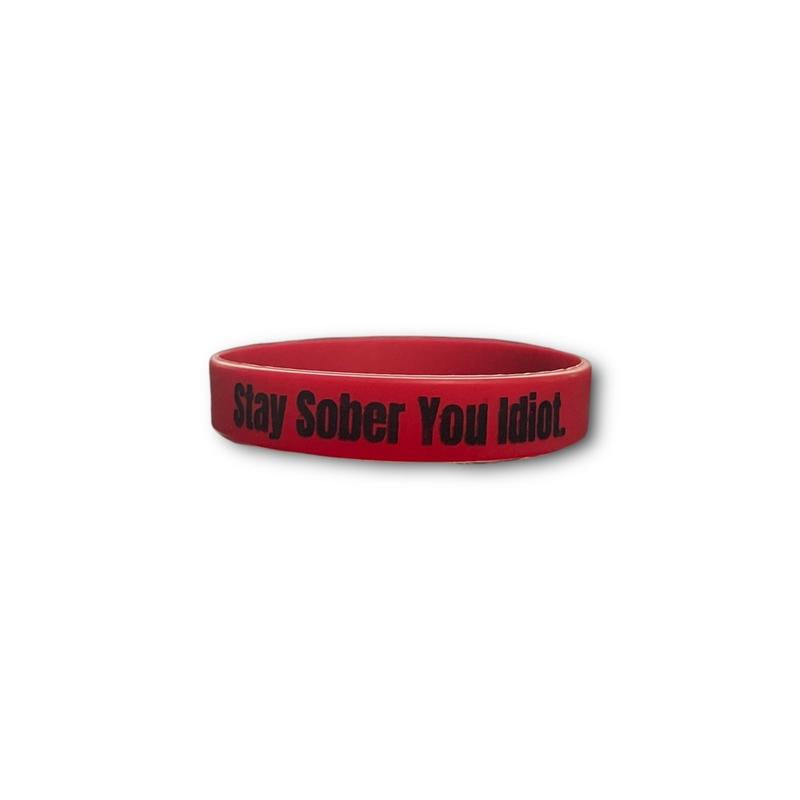 Stay Sober You Idiot. Wristbands Quick Dry Water-Resistant Breathable Comfortable Unisex