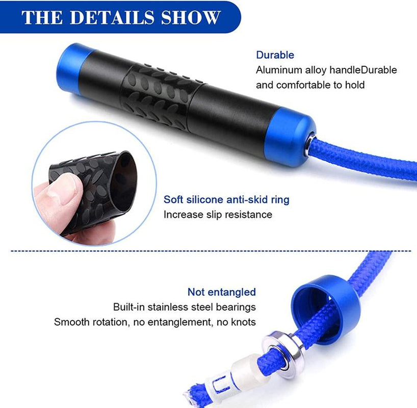 【Redify 】Weighted Jump Rope for Workout Fitness(1Lb), for MMA Boxing Weight-Loss