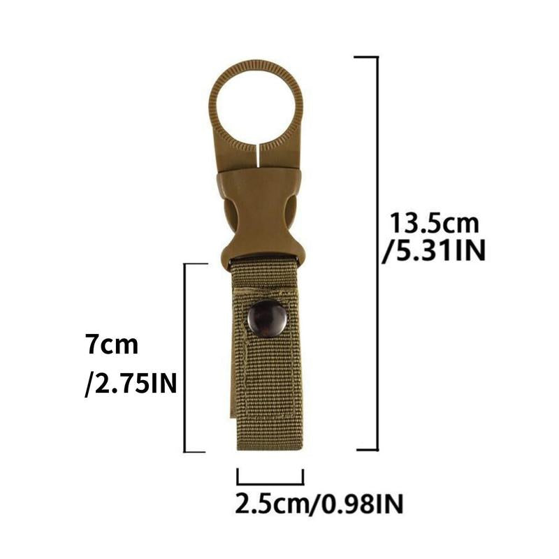 Portable Drinking Bottle Holder, 3 Counts Water Bottle Hanging Buckle, Sports Outdoor Accessories for Hiking Cycling Climbing, Christmas Gift