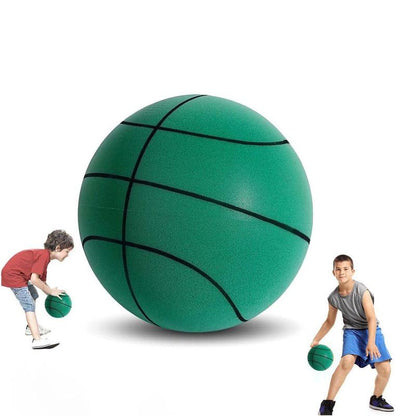 Professional Training Basketball, 1 Count Ball Sports Equipment Silent Basketball, Basketball Accessories, PU Exercising Basketball for Indoor Outdoor Use, Hoops, Ballislife, Playoffs