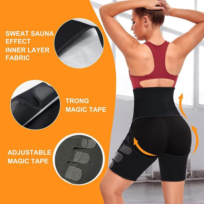 Multi-Function Sports Waist Trimmer Belt, Portable Adjustable Waist Trainer Belt, Fitness Accessories for Home Gym, Gift for Her, Gift Basket for Girls, Gym Accessories, Boyfriend Gifts