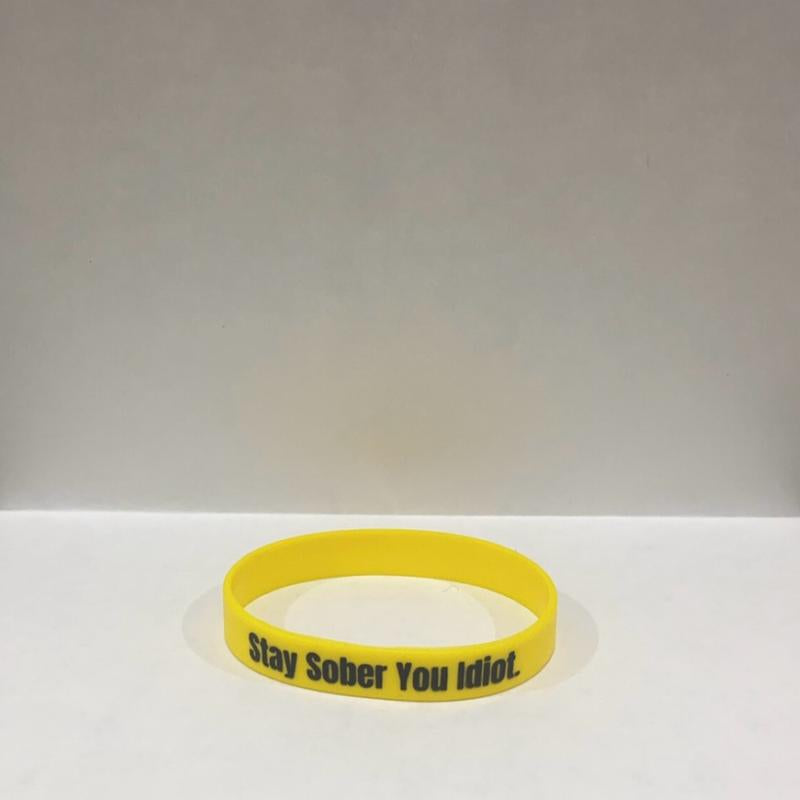 Stay Sober You Idiot. Wristbands Quick Dry Water-Resistant Breathable Comfortable Unisex