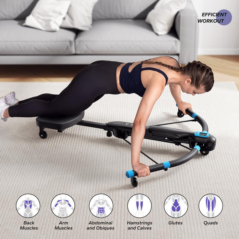 MERACH Core Trainers Ab Machines Rowing Machine Belly Training Dragonfly Machine Home Gym Fitness Equipment