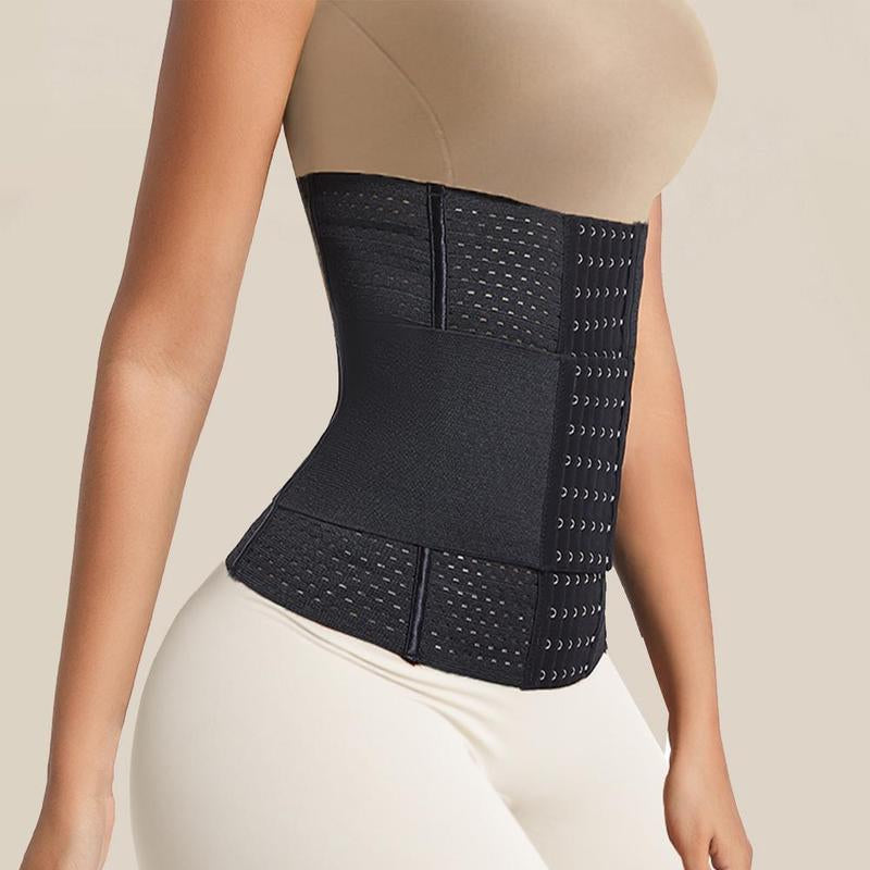 Double Belt Adjustable Waist Trainer, Elastic Waist Cincher, Waist Trainer for Women, Tummy Control Shaper, Waist Cincher for Postpartum Recovery, Yoga, Valentine'S Day Gift