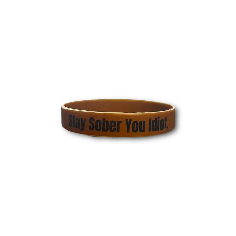 Stay Sober You Idiot. Wristbands Quick Dry Water-Resistant Breathable Comfortable Unisex