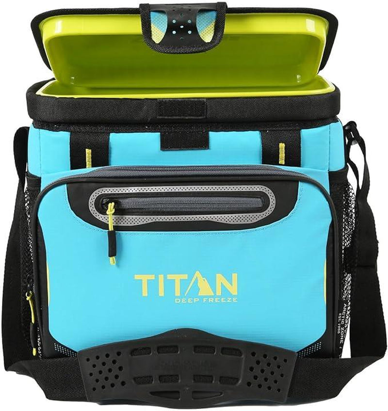 Arctic Zone Titan Deep Freeze Cooler - 16 Can Zipperless Hardbody Cooler - Deep Freeze Insulation, Hardbody Liner, and Smartshelf