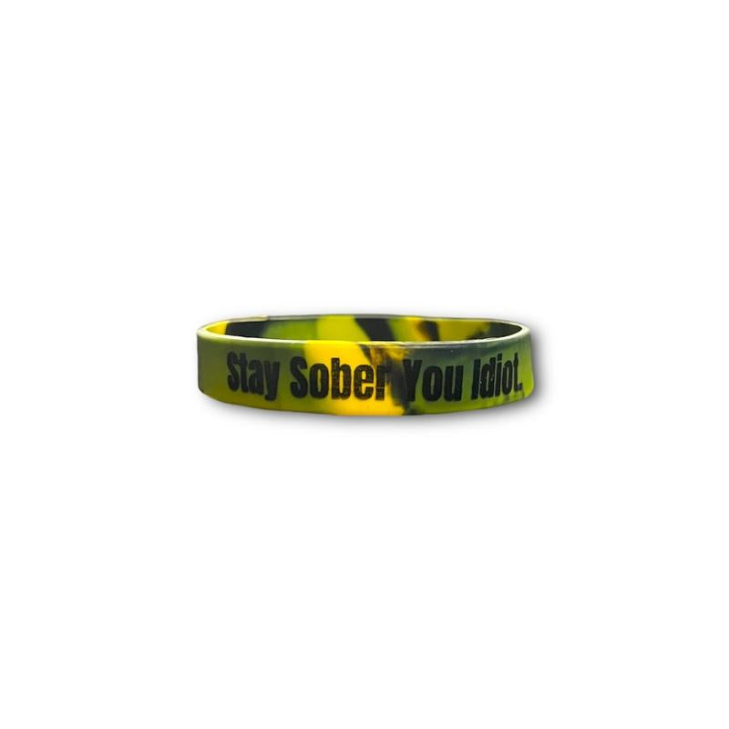 Stay Sober You Idiot. Wristbands Quick Dry Water-Resistant Breathable Comfortable Unisex