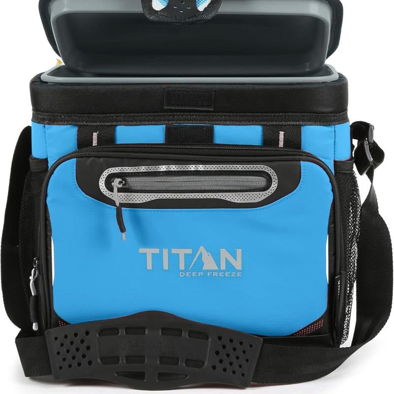 Arctic Zone Titan Deep Freeze Cooler - 16 Can Zipperless Hardbody Cooler - Deep Freeze Insulation, Hardbody Liner, and Smartshelf